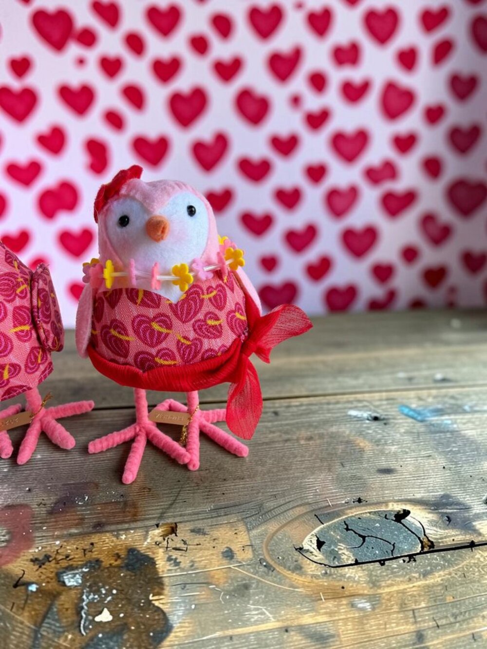 Target Spritz Birds Featherly Friends 2020 Valentines Yucca & Fuchsia - Picture 5 of 7